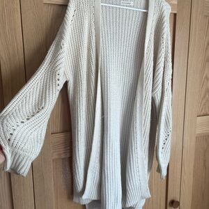Cream Knit Cardigan